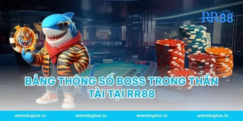 Bảng Thông Số Boss Trong Thần Tài Tại RR88